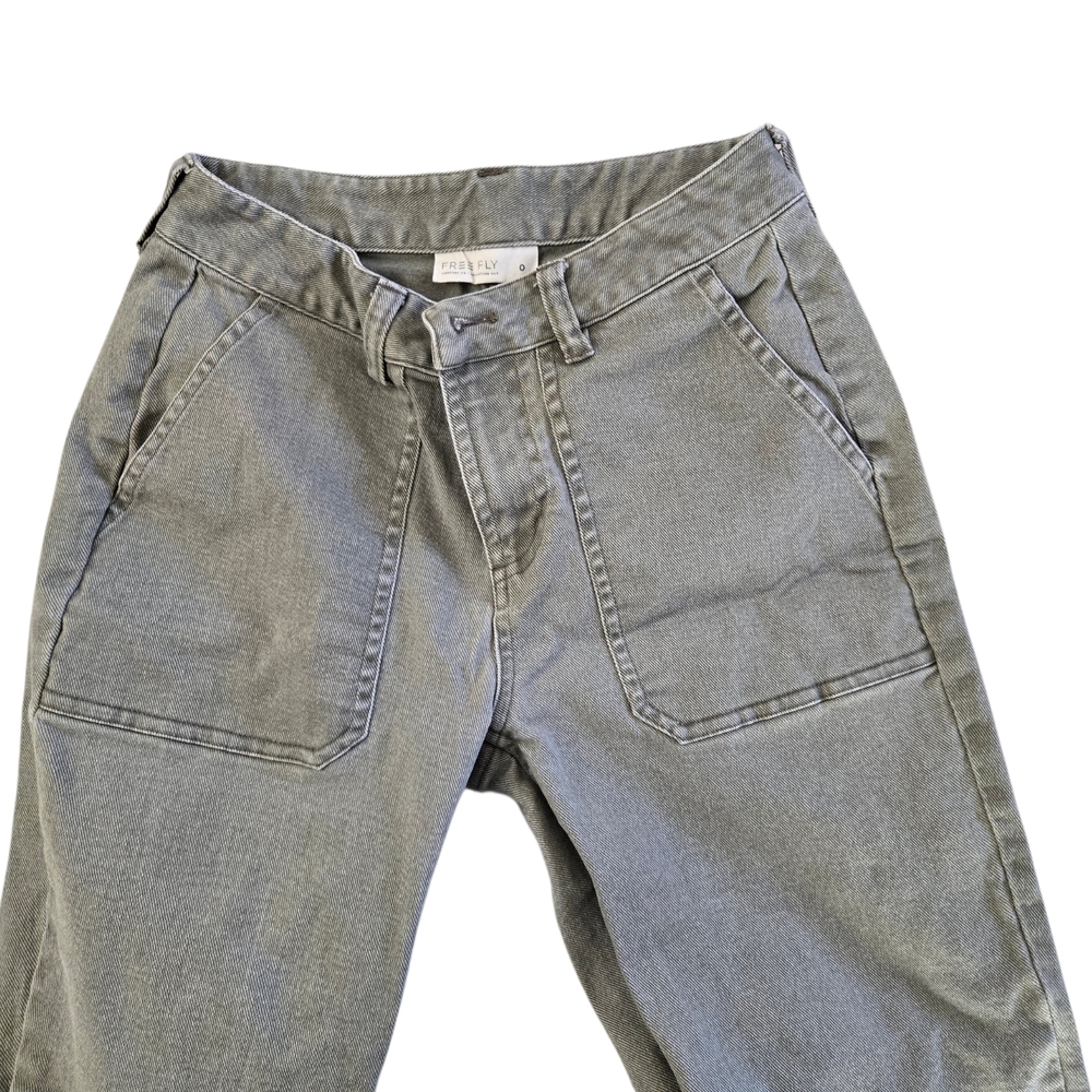 Free Fly Straight Leg Twill Pants